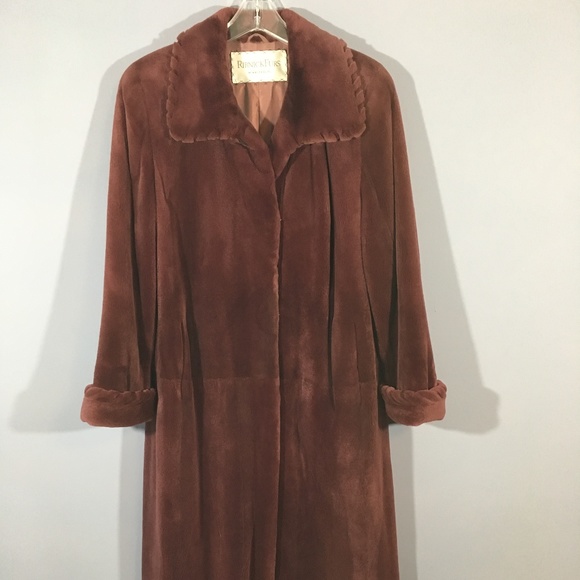 WOW! Sheared MINK fur coat purple plum Large 265